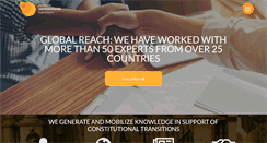 Desktop Screenshot of constitutionaltransitions.org